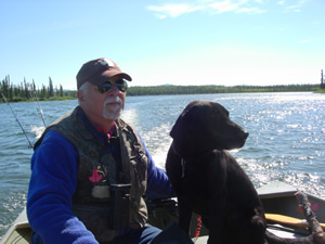 Your hosts at the Peace of Selby Wilderness Lodge in the Brooks Range of Alaska
